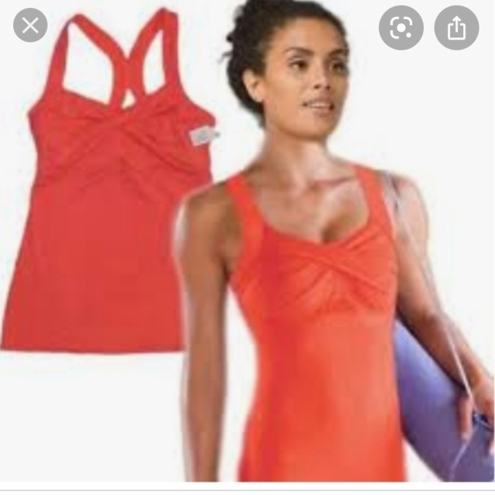 Bright pink athleta Jaya tank
